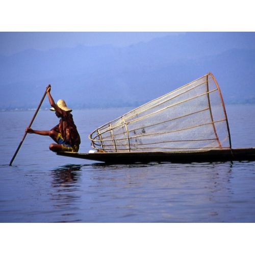 "Pêcheur sur le lac Inle"