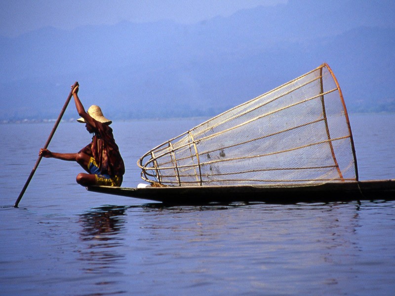 "Pêcheur sur le lac Inle"