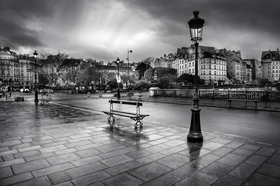 "Le banc et sa lanterne"